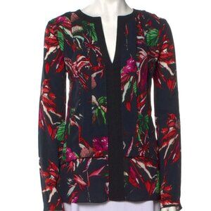 PROENZA SCHOULER Silk Floral Top Size 10